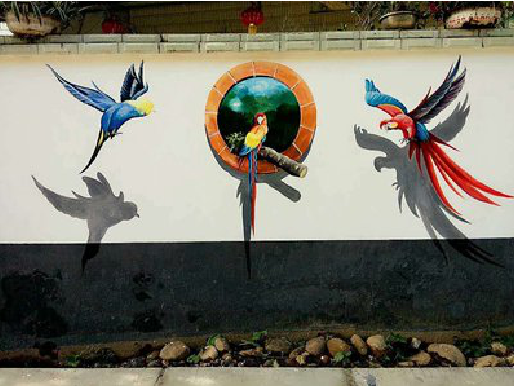 周宁视觉错位-3D墙绘设计