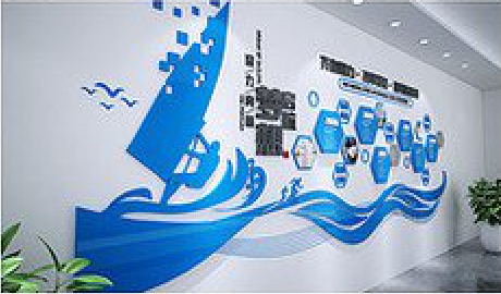 周宁海浪主题文化墙如何设计？