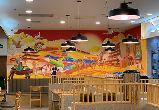 周宁商业空间彩绘介绍。