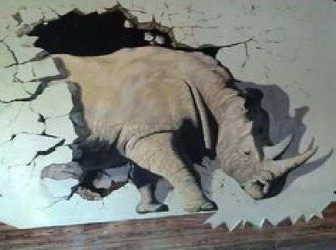 周宁在墙绘中，如何绘制3D效果？