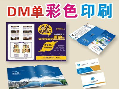 周宁单页印刷，色彩搭配简单。